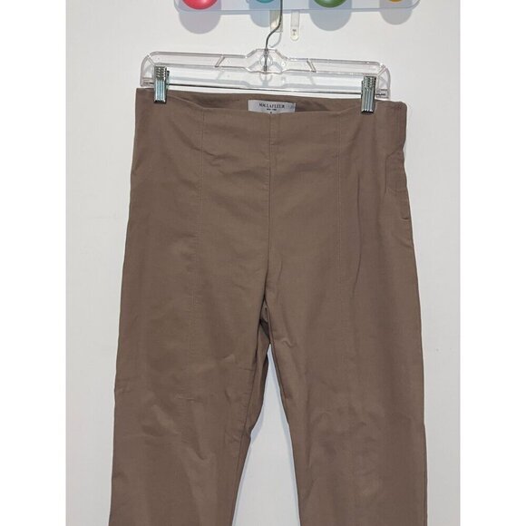 MM.Lafleur Womens High rise  Tan Straight-Leg Pants Size 10 - Picture 2 of 9